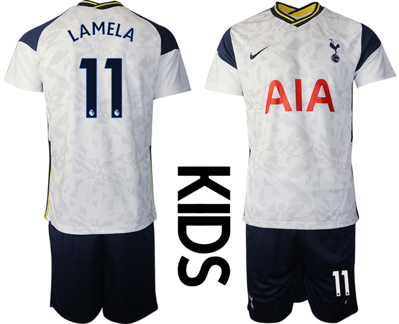 Youth 2020-2021 club Tottenham home white #11 Soccer Jerseys